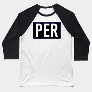 Perez - Driver Tag Baseball T-Shirt